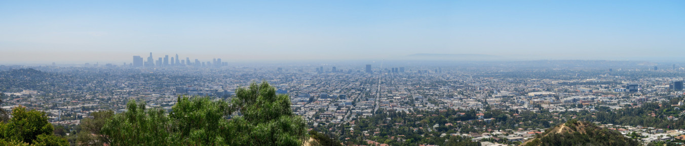 Panorama of Los Angeles from Griffith Observatory