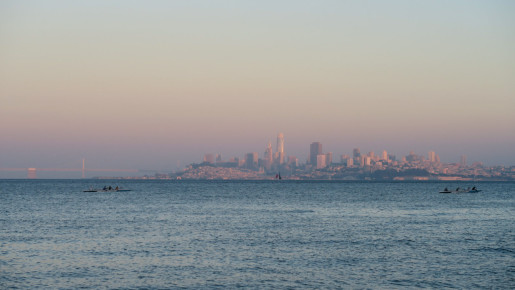 San Francisco at dusk